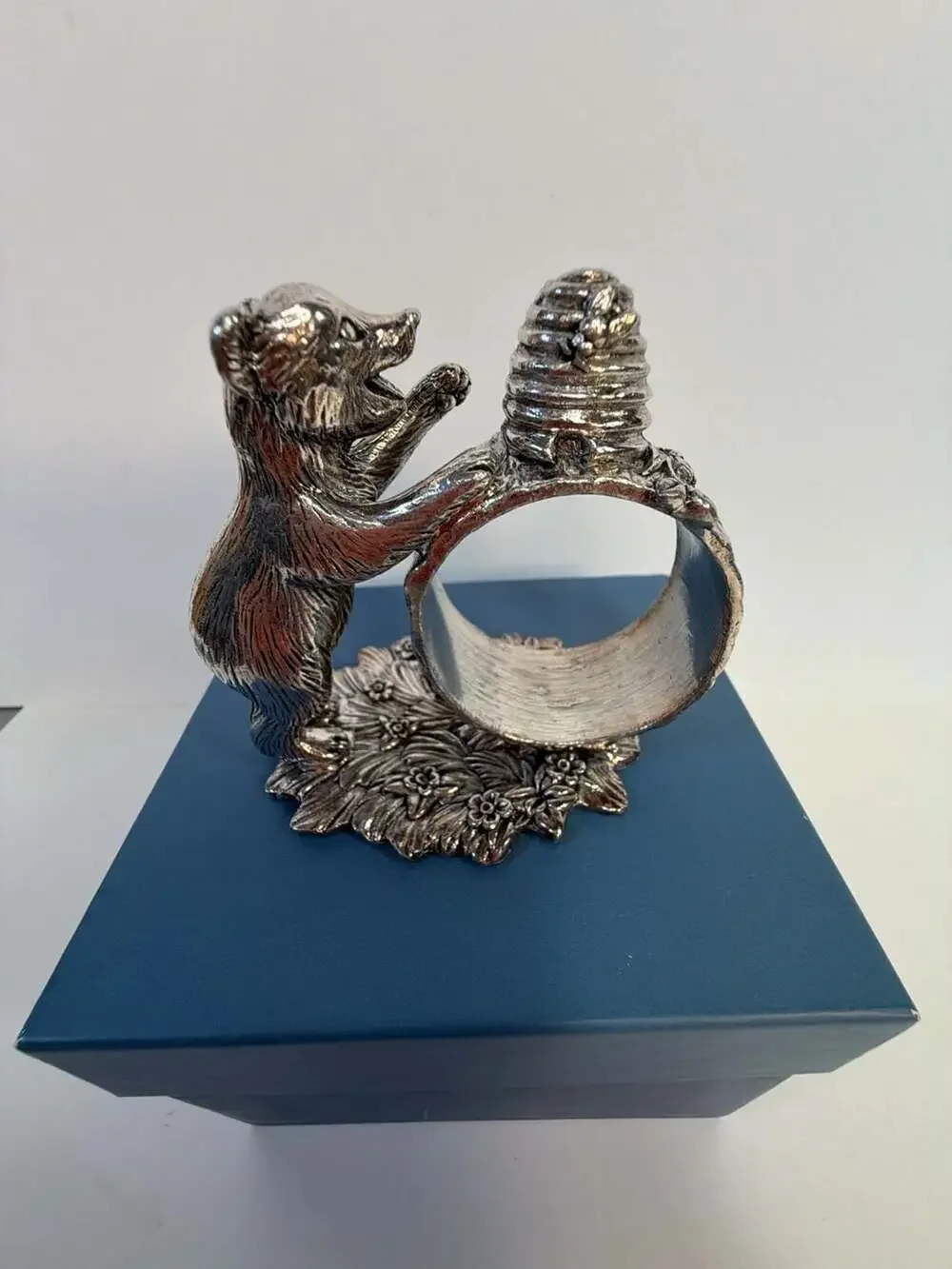 Reed & Barton The 1824 Collection Bear Napkin Ring 1827